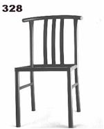 [Steel 328 chair in black]