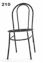 [Steel Hairpin chair in black]